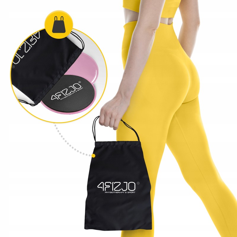 Диски-слайдери для ковзання (глайдингу) 4FIZJO Sliding Disc Pink (P-5907739313362)