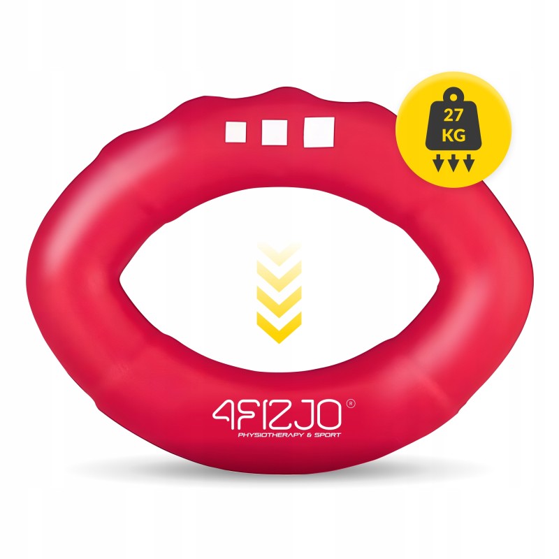 Еспандер кистьовий силіконовий 4FIZJO Hard 22 кг Red (P-5907739313751)