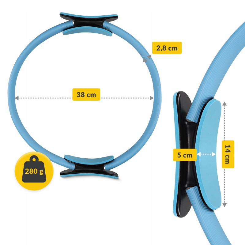 Кільце для пілатесу 4FIZJO Pilates Ring Sky Blue (P-5907739313041)