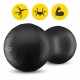 М'яч для фітнесу (арахіс) 4FIZJO Air Ball Peanut 45 x 90 см Anti-Burst Black (P-5907739312938)