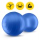 М'яч для фітнесу (арахіс) 4FIZJO Air Ball Peanut 45 x 90 см Anti-Burst Blue (P-5907739312945)