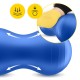 М'яч для фітнесу (арахіс) 4FIZJO Air Ball Peanut 45 x 90 см Anti-Burst Blue (P-5907739312945)