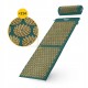 Килимок акупунктурний з валиком 4FIZJO Classic Mat XL Аплікатор Кузнєцова Navy Green/Gold (P-5907739313317)