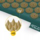 Килимок акупунктурний з валиком 4FIZJO Classic Mat XL Аплікатор Кузнєцова Navy Green/Gold (P-5907739313317)