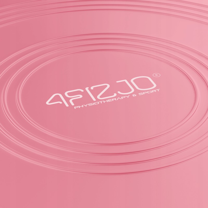 Балансувальна подушка-диск 4FIZJO MED+ 33 см сенсомоторна, масажна Pink (P-5907739313829)