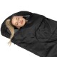Спальний мішок (спальник) Springos 2 в 1 CS0042 +8 ...+20 °C R Black/Grey