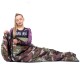 Спальний мішок (спальник) Springos 2 в 1 CS0041 +8 ...+20 °C R Khaki/Green