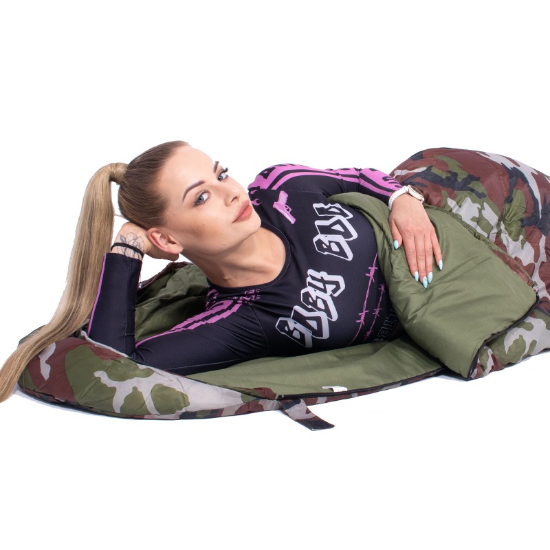 Спальний мішок (спальник) Springos 2 в 1 CS0041 +8 ...+20 °C R Khaki/Green