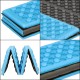 Сідачка туристична Springos XPE 40 x 28 x 1 см складна PM0004