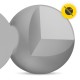 Масажний м'яч подвійний 4FIZJO Lacrosse Double Ball 6.5 x 13.5 см Grey (P-5907739314345)