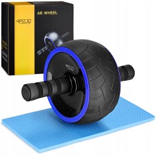 Ролик (гімнастичне колесо) для преса 4FIZJO Ab Wheel XL Black/Blue (P-5907739314437)