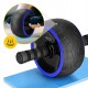 Ролик (гімнастичне колесо) для преса 4FIZJO Ab Wheel XL Black/Blue (P-5907739314437)
