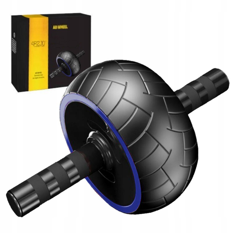 Ролик (гімнастичне колесо) для преса 4FIZJO Ab Wheel XL Black/Blue (P-5907739314437)