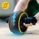 Ролик (гімнастичне колесо) для преса 4FIZJO Ab Wheel XL Black/Yellow (P-5907739314444)