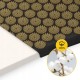 Килимок акупунктурний з валиком 4FIZJO Classic Mat XL Аплікатор Кузнєцова Black/Gold (P-5907739315052)