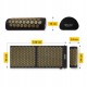 Килимок акупунктурний з валиком 4FIZJO Classic Mat XL Аплікатор Кузнєцова Black/Gold (P-5907739315052)