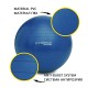 М'яч для фітнесу (фітбол) Cornix 55 см Anti-Burst XR-0015 Blue