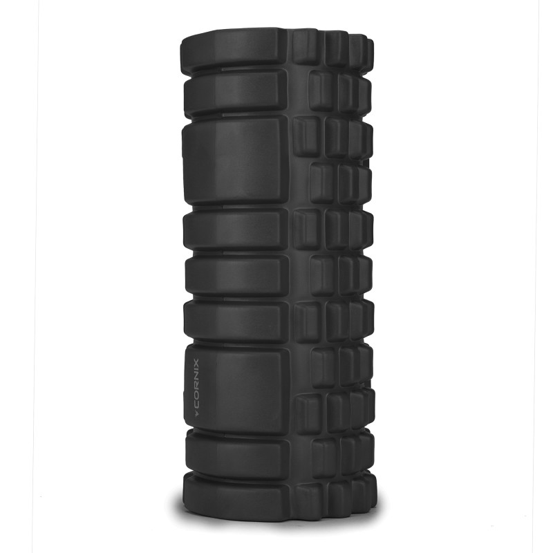 Масажний ролик Cornix EVA 33 x 14 см (валик, роллер) XR-0029 Black