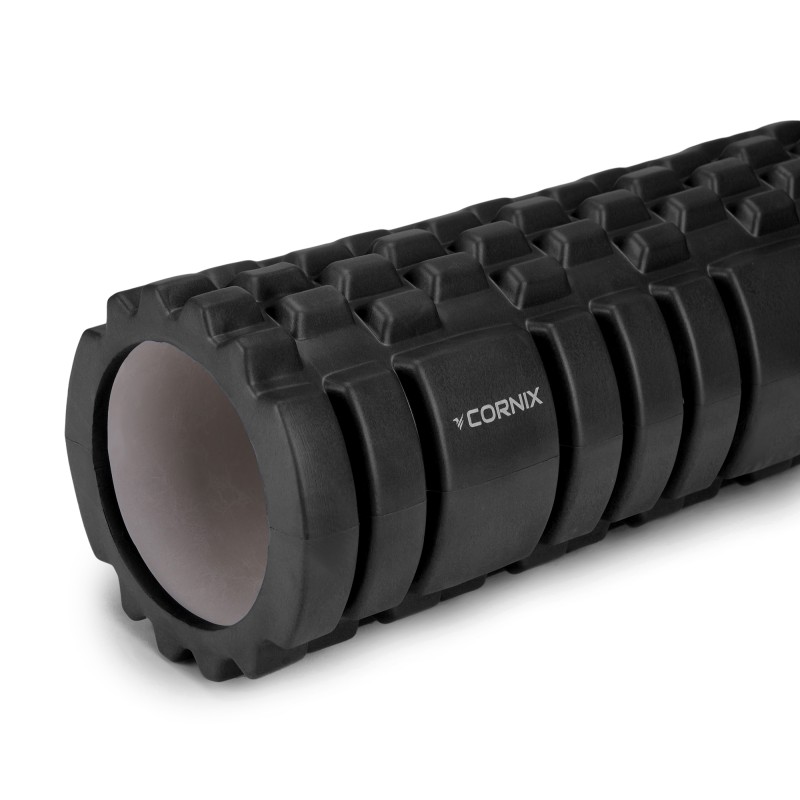Масажний ролик Cornix EVA 33 x 14 см (валик, роллер) XR-0029 Black