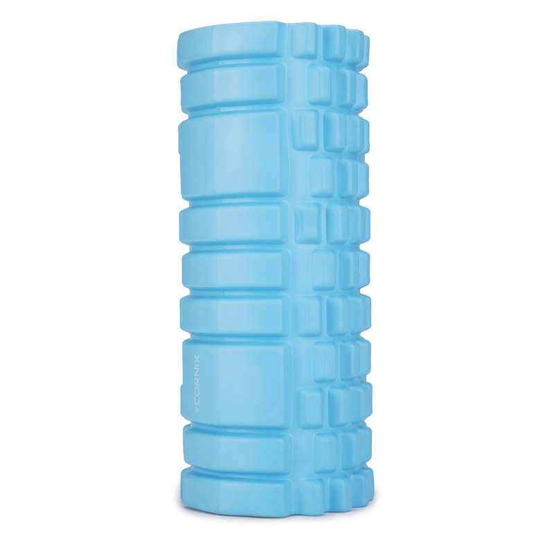 Масажний ролик Cornix EVA 33 x 14 см (валик, роллер) XR-0030 Sky Blue