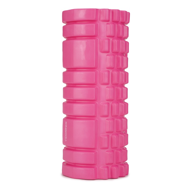 Масажний ролик Cornix EVA 33 x 14 см (валик, роллер) XR-0031 Pink