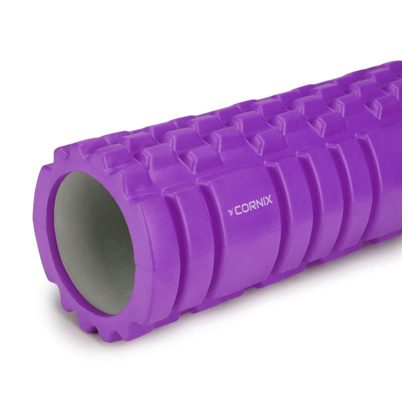 Масажний ролик Cornix EVA 33 x 14 см (валик, роллер) XR-0032 Violet