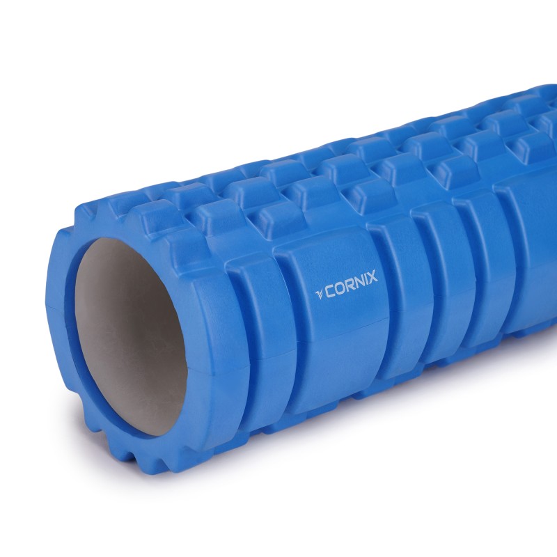 Масажний ролик Cornix EVA 33 x 14 см (валик, роллер) XR-0035 Blue