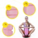 Масажний ролик Cornix EVA 33 x 14 см (валик, роллер) XR-0036 Light Pink