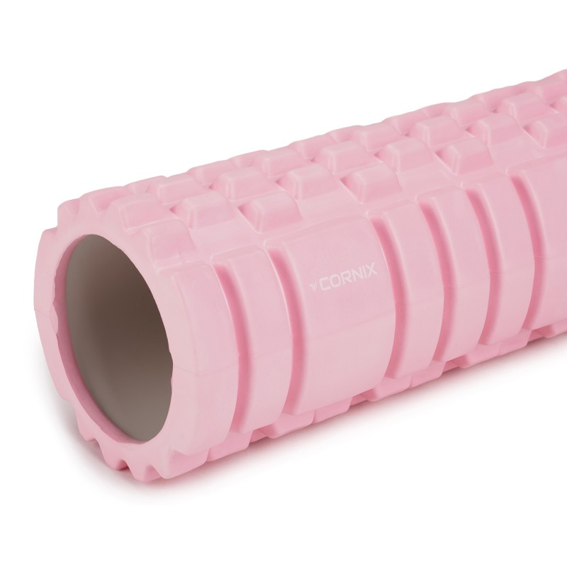 Масажний ролик Cornix EVA 33 x 14 см (валик, роллер) XR-0036 Light Pink