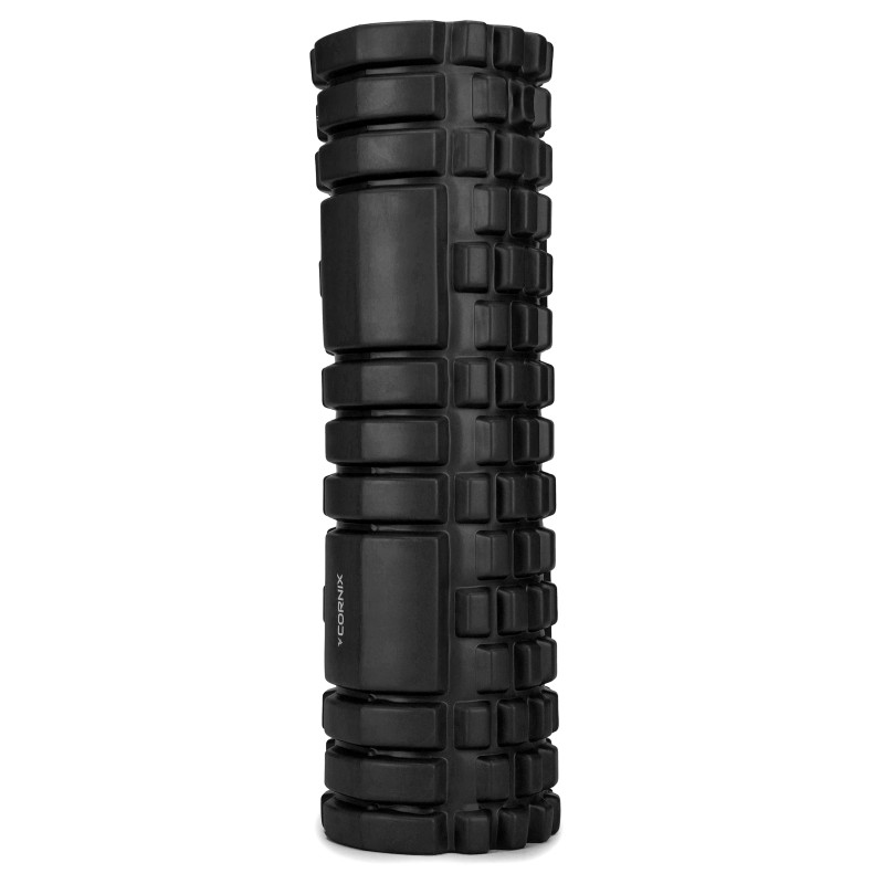 Масажний ролик Cornix EVA 45 x 14 см (валик, роллер) XR-0038 Black