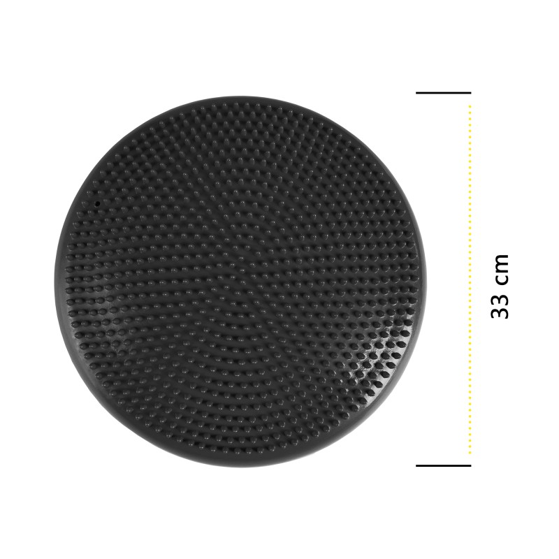 Балансувальна подушка-диск Cornix 33 см (сенсомоторна) масажна XR-0052 Black