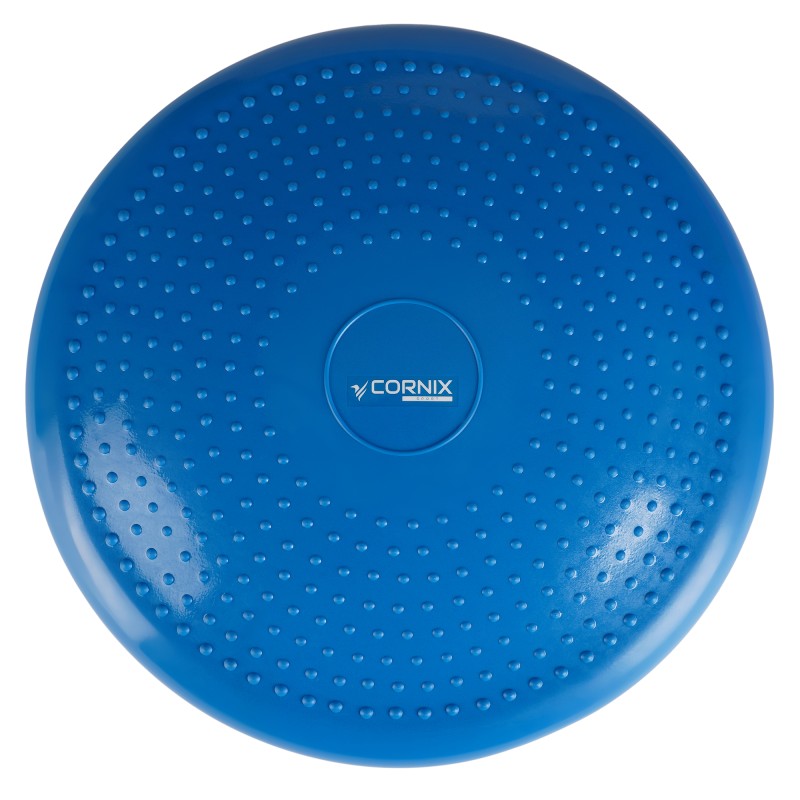 Балансувальна подушка-диск Cornix 33 см (сенсомоторна) масажна XR-0054 Blue