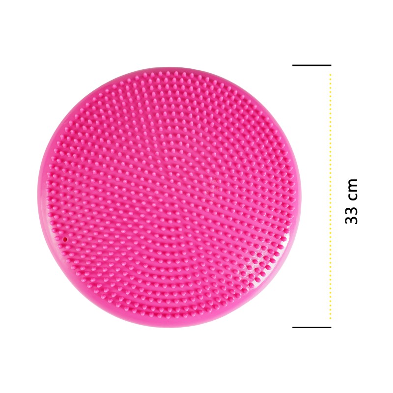 Балансувальна подушка-диск Cornix 33 см (сенсомоторна) масажна XR-0055 Pink