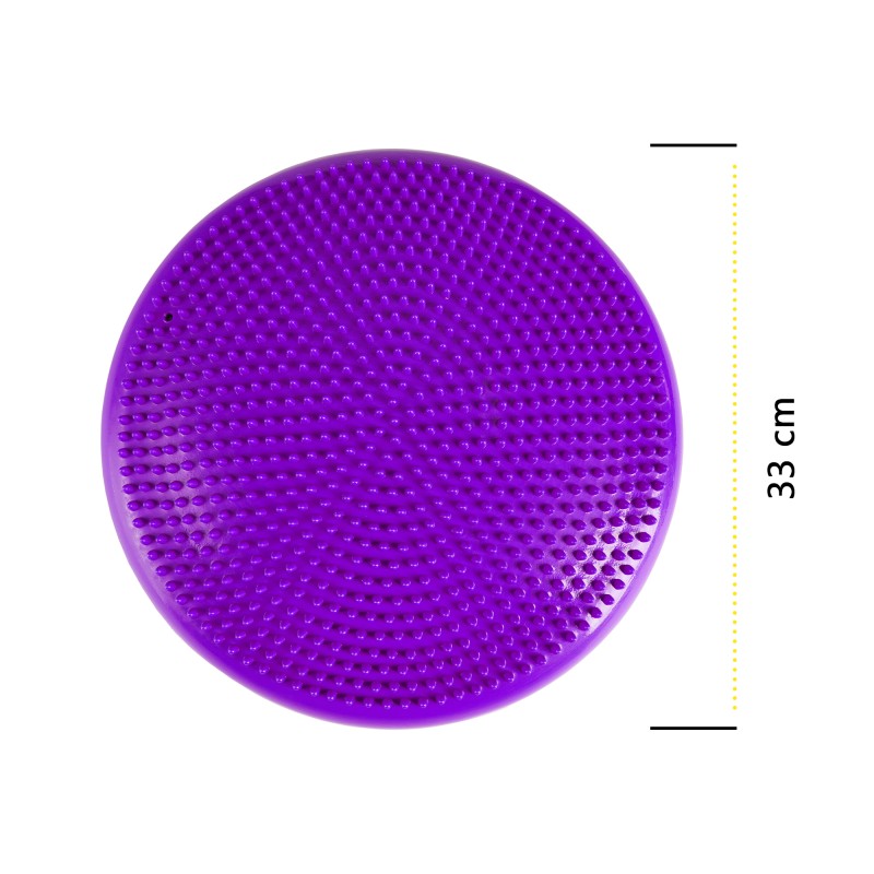 Балансувальна подушка-диск Cornix 33 см (сенсомоторна) масажна XR-0056 Violet