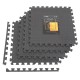 Мат-пазл (ластівчин хвіст) Cornix Mat Puzzle EVA 120 x 120 x 1 cм XR-0072 Black