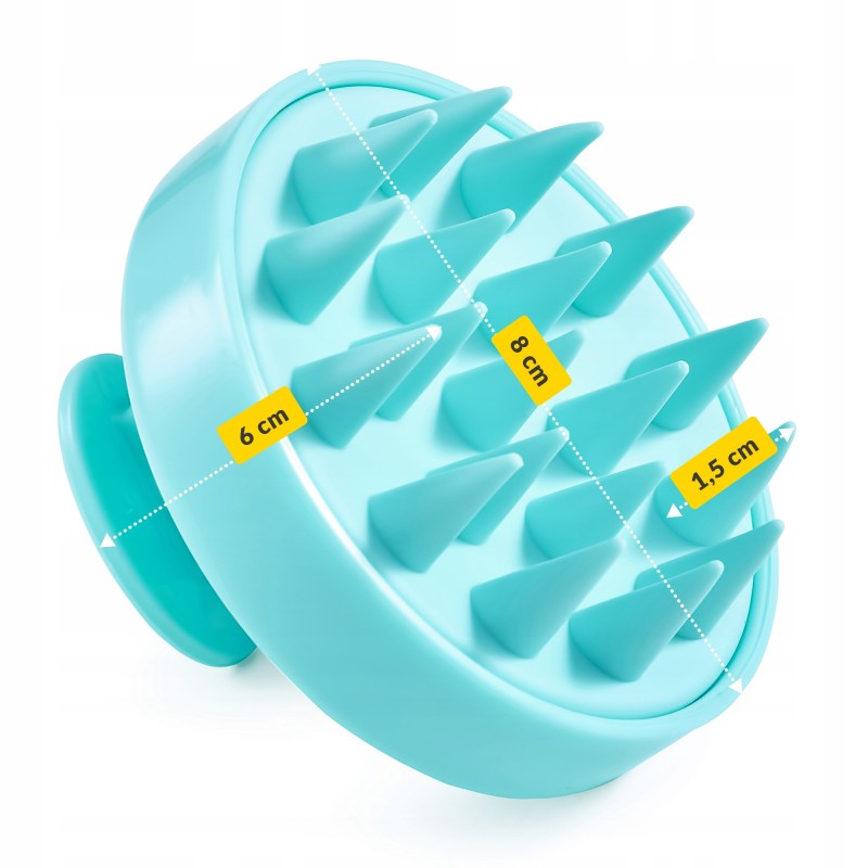 Щітка-масажер 4FIZJO для миття голови Sky Blue (P-5907739315151)