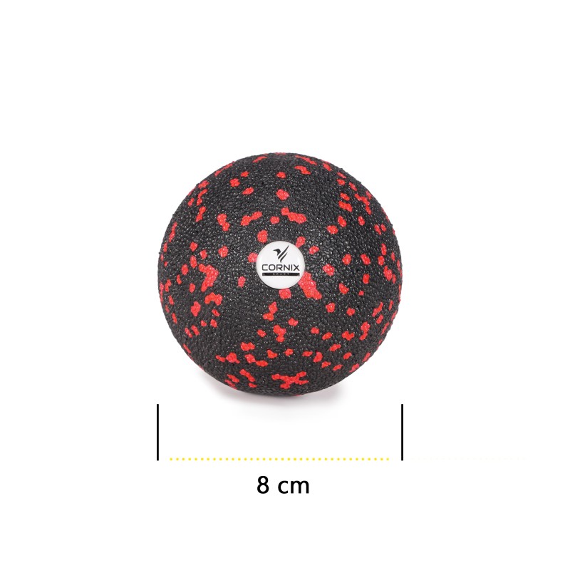 Масажний набір Cornix (Ball 8 см, Duoball 8 х 16 см та Foam Roller 30 х 15 см) XR-0080