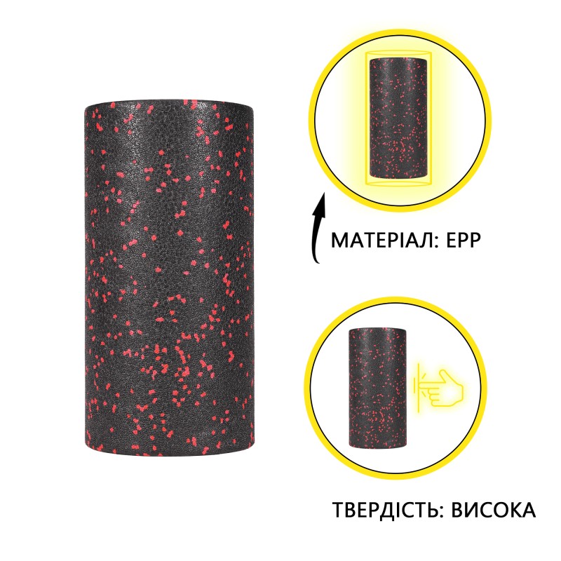 Масажний набір Cornix (Ball 8 см, Duoball 8 х 16 см та Foam Roller 30 х 15 см) XR-0080