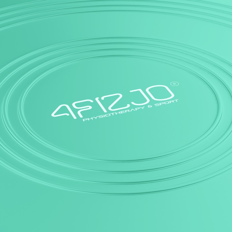 Балансувальна подушка-диск 4FIZJO MED+ 33 см сенсомоторна, масажна Mint (P-5907739313836)