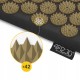 Килимок акупунктурний з валиком 4FIZJO Classic Mat Аплікатор Кузнєцова Black/Gold (P-5907739314987)