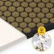 Килимок акупунктурний з валиком 4FIZJO Classic Mat Аплікатор Кузнєцова Black/Gold (P-5907739314987)