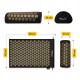 Килимок акупунктурний з валиком 4FIZJO Classic Mat Аплікатор Кузнєцова Black/Gold (P-5907739314987)