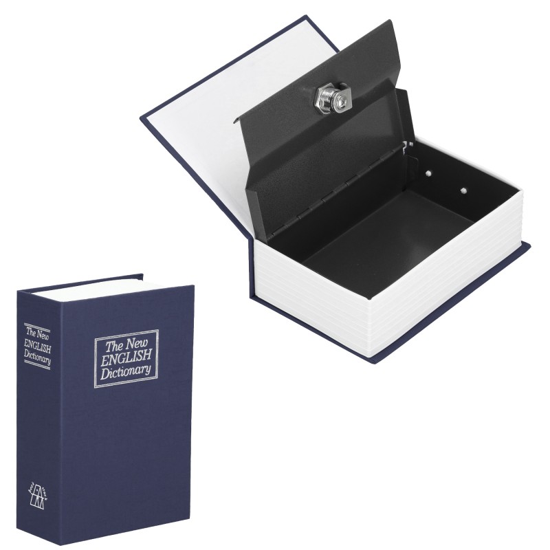 Книга-сейф (кешбокс) Springos 26.5 x 20 x 6.5 см для зберігання грошей та цінностей HA5048