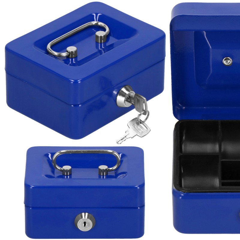 Кешбокс Springos 12.5 x 9.5 x 6.5 см для зберігання грошей та цінностей HA5037