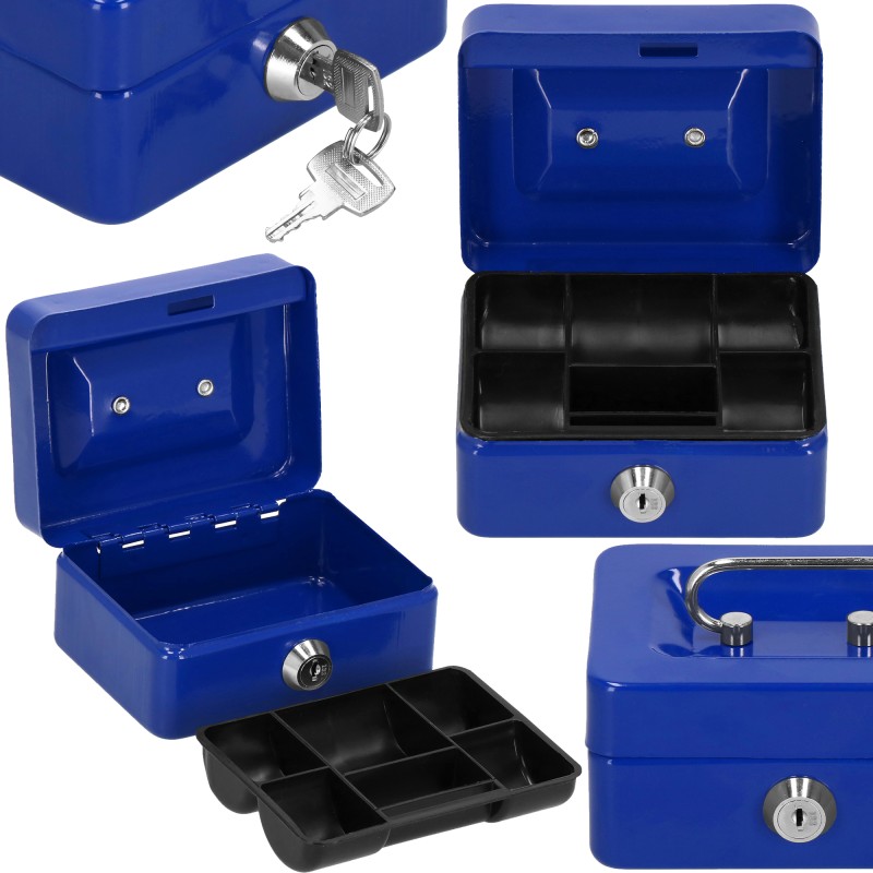 Кешбокс Springos 12.5 x 9.5 x 6.5 см для зберігання грошей та цінностей HA5037