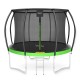 Батут із внутрішньою сіткою 4FIZJO PRO 10FT 312 см Black/Green (P-5907739314178)