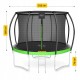 Батут із внутрішньою сіткою 4FIZJO PRO 10FT 312 см Black/Green (P-5907739314178)
