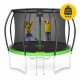 Батут із внутрішньою сіткою 4FIZJO PRO 10FT 312 см Black/Green (P-5907739314178)
