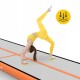 Мат гімнастичний надувний 4FIZJO Air Track Mat 500 x 100 x 15 см White/Orange (P-5907739311795)