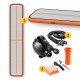 Мат гімнастичний надувний 4FIZJO Air Track Mat 500 x 100 x 15 см White/Orange (P-5907739311795)